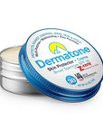 Dermatone Skin Protector w/Zinc | Skin Balm for Face & Lips | Barrier Cream for Sun, Wind & Cold | SPF 30 Zinc Sunscreen | Moisturize Heal & Repair Dry Skin, 0.5 oz