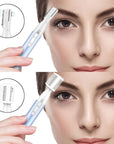 Eyebrow Trimmer, Precision Electric Eyebrow Razor for Women Battery-Operated Facial Hair Remover with Comb No Pulling Sensation Painless for Face Chin Neck, Upper-Lip, Peach-Fuzz