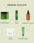 Meebak Cica Cream | Daily Repair Moisturizer with Niacinamide, Ceramide, & Retinol | Deep Hydration & Soothing | Locks in Moisture | Suitable for Sensitive Skin