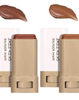 Beauty Balm Serum Boosted Skin Tint, Foundation Stick, Tinted Moisturizer for Face, Full Coverage Foundation, Concealer Stick for Foundation Makeup, Contour Sticks for Face Makeup, Dewy Finish (#0203)
