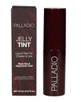 Palladio Jelly Tint, Liquid Stain for Cheeks & Lips, Vivid Color Lip Stain, Lightweight Non-Sticky and Transfer-proof, Natural Finish Makeup, Wineberry