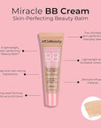 MCoBeauty Miracle BB Cream, Natural Tan, Skin-Perfecting Coverage Free Cosmetics