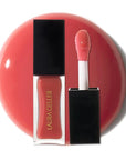 LAURA GELLER NEW YORK Fine Shine Glossy Lip Oil, Rose Garden - Hydrating Squalane - Pink Lip Gloss