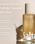 Saltair Body Oil. Luxurious Salt Water Vanilla After Shower and Bath Oil Moisturizer for Women and Men. Botanical, Non-Greasy, and Well-Absorbing Lotion for Hydrating Dry Skin. 4oz Pump Bottle