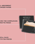 ARTDECO Oil Control Paper - Oil-Absorbing Blotting Paper Face