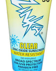 Zinka Clear Zinc Oxide Water Resistant SPF 30 Sunscreen Paraben Free 3 Ounce (Pack of 2)