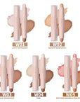 KIMUSE 2Color Dual Cream Contour Stick, Highlight & Face Makeup
