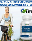 Immune Defense 600mg | 60 Veg Capsules. Enhance Immune Health with a Potent Blend of Graviola Leaf, Raspberry Fruit, Green Tea, Turmeric, Garlic. Boost Your Well-Being Naturally.