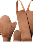 Sanfery Self Tanner Mitt - Self Tanning Mitt Applicator with【US Patent】Tanning Glove for Self Tan, Back Applicator, Mini Self Tan Mit, 3 Set Tanning Mitts Self Tanner Glove, Tan Glove