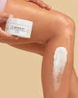 The Honest Company Honest Mama Glow On Body Cream | Hydrates, Firms, + Tightens Skin | Shea Butter, Avocado Oil, Vitamin E | 6 oz