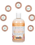 Ginger Lily Farms Botanicals Moisturizing Shampoo for All Hair Types, Coco Mango, 100% Vegan & Cruelty-Free, Coconut Mango Scent, 12 Fl Oz (Pack of 6)