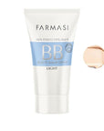 FARMASi Make Up BB Cream Beauty Balm, Full-Coverage Foundation, Concealer, Moisturizer BB Cream for All Skin Types, 1.7 fl. oz. / 50 ml (Light)