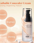 Sonew BB Cream Bare Makeup Concealer Light/Medium Skintones Dust UV(Beige)