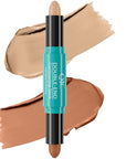 MEICOLY 2-in-1 Highlighter Contour Stick,Cool Toned Contour Stick,Makeup Shaping Stick,03