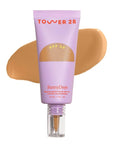 Tower 28 Beauty SunnyDays SPF 30 Tinted Mineral Sunscreen - For Sensitive Skin - 2-in-1 Facial Broad Spectrum UVA/UVB Protection + Foundation - Shade 30 PCH - Medium with Yellow Undertones, 1 Fl Oz