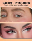 AMY'S DIARY Matte Eyeshadow, Nude Pink Eyeshadow, Ultra-fine Lightweight Powder, Multiuse Blendable Eye shadow and Blush Makeup, Daily Matte Warm Tone Eyes Makeup, Half Pink (03#)
