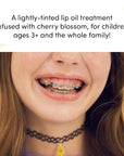 Evereden Kids Tinted Lip Gloss: Sheer Red - Non Toxic, Vegan Clean Makeup for Kids - Soothing & Hydrating Lip Gloss with Cherry, Peach, & Cranberry Oils