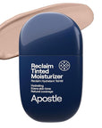 APOSTLE Reclaim Tinted Moisturizer for Men (11 Mobay) - Niacinamide, Vitamin E, Squalane, Hyaluronic Acid, Tinted Face Moisturizer For Men. Hydrates, Evens Skin Tone, Reduces Fine Lines, 1 Fl. Oz.