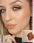 Matte Lip Stain Peel Off Lip Liner, Orange Brown Peel Off Lip Stain Tattoo,Long Lasting & Waterproof Peel Off Lip Gloss Lip Liner,Transfer-Proof All Skin Types.0.12 fl oz #01