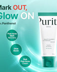 PURITO Post-Acne Moisturizer, Recovery & Glow Boost, Silicone-Free, Non-Comedogenic, Vegan, Korean Skincare, Mighty Bamboo Panthenol Cream, 3.38 fl oz / 100ml