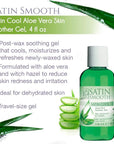 SATIN SMOOTH Satin Cool Aloe Vera Skin Soother Gel, 4 fl oz, 2-Pack