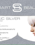 Smart Beauty Silver Metallic Hair Dye, Demi Permanent, Silver Toner for Bleached Hair, Plex Anti-Breakage Technology, Cruelty Free, Vegan, for Bleached/Pre-lightened Hair