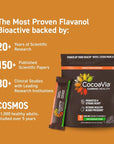CocoaVia Cardio Health Cocoa Powder, 15 Single Serve Sticks, 500mg Cocoa Flavanols, Support Heart Health, Boost Nitric Oxide, Improve Circulation, Energy, Preworkout, Travel-Friendly, Vegan, Cacao