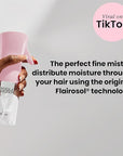 TANGLE TEEZER Travel-Size Fine Mist Continuous Spray Bottle, Reusable and Refillable, for Hair Detangling and Styling, 6.1 oz, Millennial Pink