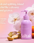 Saltair Body Wash, Island Orchid 2-Pack. Moisturizing Body Cleanser with Monoi Oil and Cupuacu Butter. Luxury Shower Gel for Women and Men. Vegan, Cruelty-Free, Paraben-Free. 2x 17oz Pump Bottles