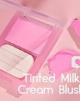 HOLIKA HOLIKA Colored Milk Cream Blush 06 TARO Clean, Buildable