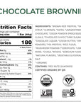 Organic Functional Mushroom Protein Bars | Full Dose (1500mg) Lions Mane, Chaga, Reishi & Cordyceps Bars | Vegan Protein Bars, Adaptogens, Superfoods Protein Bars | Chocolate Brownie Flavor