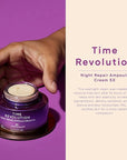 MISSHA Time Revolution Night Repair Ampoule Cream (5th Gen) 1.69 Fl Oz - Triple Fermented Deep-Sleep Night Cream - Overnight Care for Enhanced Radiance, Korean Skincare