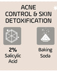 Asepxia Deep Cleansing Acne Treatment Bar Soap with Baking Soda and 2% Salicylic Acid, 4 Ounce