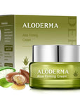Aloderma Firming Cream for Face and Neck with 62% Organic Aloe Vera - Firming Face Cream with Hyaluronic Acid & Carnosine - Natural Renewing Aloe Face Cream - Instantly Hydrate & Plump Skin, 1.7oz