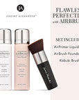 MagicMinerals AirBrush Foundation Set by Jerome Alexander – Skin (Cognac)