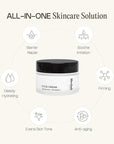 Meebak Cica Cream | Daily Repair Moisturizer with Niacinamide, Ceramide, & Retinol | Deep Hydration & Soothing | Locks in Moisture | Suitable for Sensitive Skin