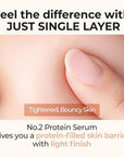 numbuzin No.2 Serum | Creamy 43% Protein Serum | Oat Protein, Ceramide, Panthenol for Skin Barrier | Korean Skincare for Sensitive, Loose Skin | 1.69 fl. oz.