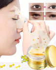 Gold osmanthus eye mask,24k gold