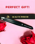 Professional Slant Tweezers for Women Facial Hair - German Stainless Steel, Ultra Precision, Lightweight Black Tweezers for Women & Men, Ideal for Eyebrow & Facial Grooming (Matte Black)