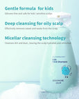 Kids' Fresh Shampoo - Korean Kids Scalp Purifying Shampoo - Gentle Deep Cleansing for Oily, Smelly Scalps - Low pH & Silicone-Free Formula - Allergen Free Scent, 10.1 fl.oz.