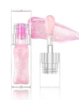 Cosmetics Color Changing Lip Oil V2, Magic Color Changing Lip Oil Cosmetics, Plumping Lip Oil Moisturizing Lip Gloss, Long Lasting Lip Glow Oil Non-sticky Warm Change Glitter Lip Tint (Pack of 1)