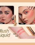 2 in 1 Multifunctional Makeup Pen, Contour Blush Highlighter, Pearl Fine Shine, Matte Natural Brighten Face Makeup (3, 1)