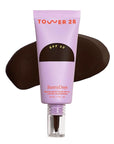 Tower 28 Beauty SunnyDays SPF 30 Tinted Mineral Sunscreen - For Sensitive Skin - 2-in-1 Facial Broad Spectrum UVA/UVB Protection + Foundation - Shade 70 VENICE, 1 Fl Oz