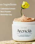ARENCIA Calendula Rice Mochi Fresh Cleanser - Moisturizing & Deep-Cleansing (1.76oz)