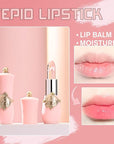 6 Pcs/Set Flower Jelly Lipstick Set Temperature Change Moisturizer Long Lasting Nutritious Balm Magic Color Change Lip Gloss