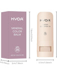 Mineral Color Balm, SPF 35 Multi Color Stick for Lips, Cheeks& Eyes, Blendable Creamy Lightweight Formula, Buildable Shimmer Finish, Multiuse Makeup Stick, Rose