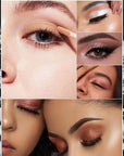 Liquid Glitter Eyeshadow Shining Eye Shadow Makeup Shimmer Long Lasting Quick-Drying (Gold)