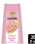 Dove Moisturizing Body Wash & Scrub | Confetti Cake Scent | 20oz Wash + 15oz Scrub | Limited Edition