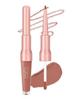 2-IN-1 Lip Liner and Lip Stain, High Pigmented Long Lasting Velvet Lip Tint, Well-Defined Lipliner, Weightless Waterproof Not Animal Tested, Matte Finish Makeup