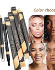 AKARY Concealer Pencil, 2 in 1 Dual-Sided Full (#4 Wheat-colored)